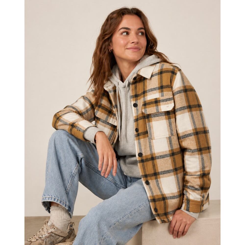 ZARA Wool Blend Shacket Medium